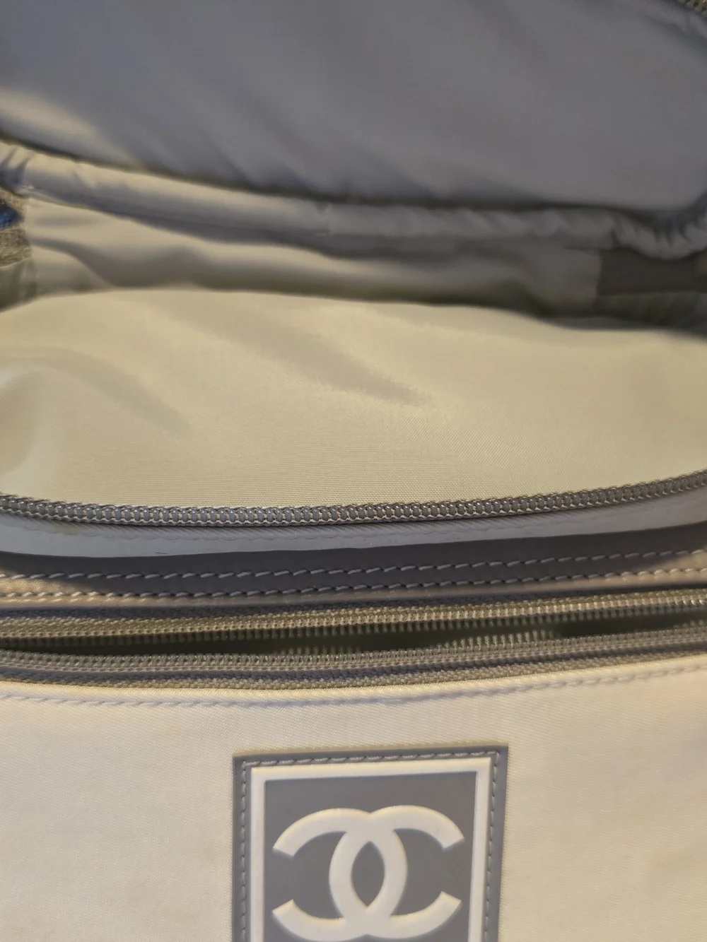 Chanel Authentic Vintage Sport Line Multi-Pocket Tiered Backpack